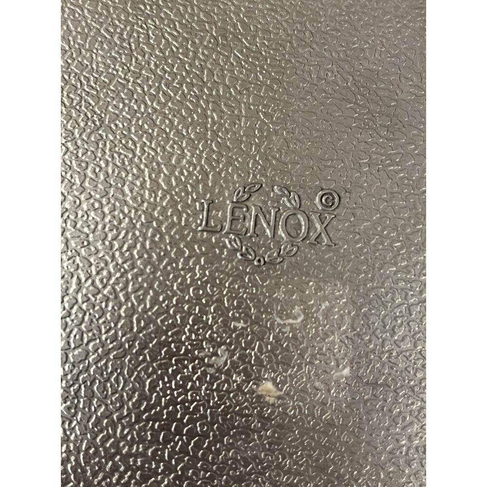 Lenox Oval Serving Silver Metal Tray - Picture 3 of 4
